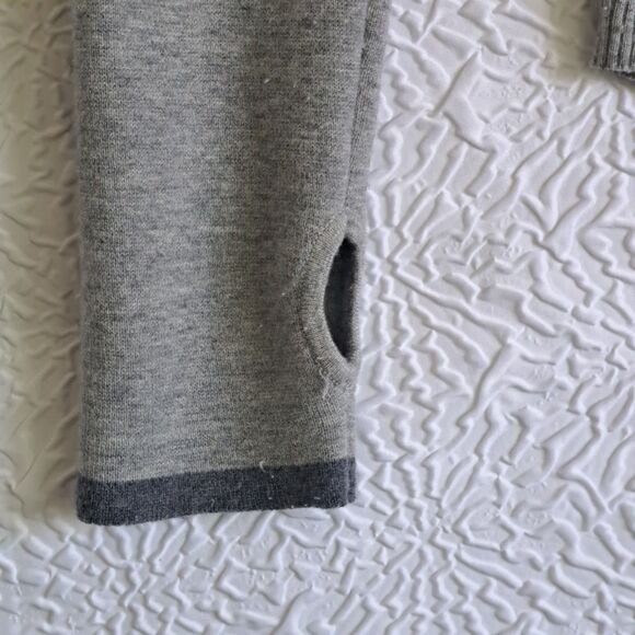 Title Nine Merino Wool Blend Full Zip Sweater Gray Women’s Medium Outdoor Jacket - Picture 9 of 13